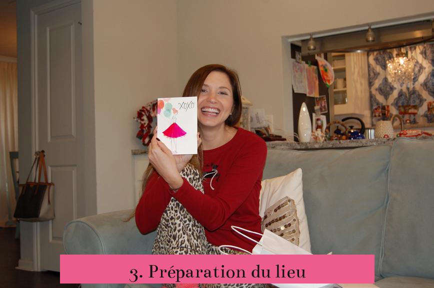 3. Préparation du lieu