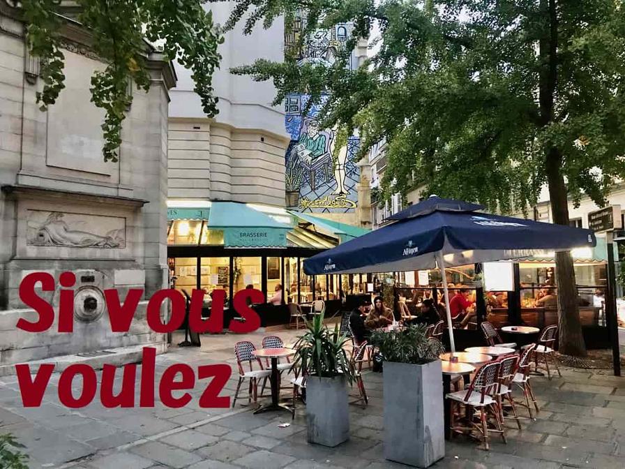 Elle est souvent utilisée pour exprimer une volonté ou une condition :Si vous voulez, vous pouvez venir.(If you want, you can come.)