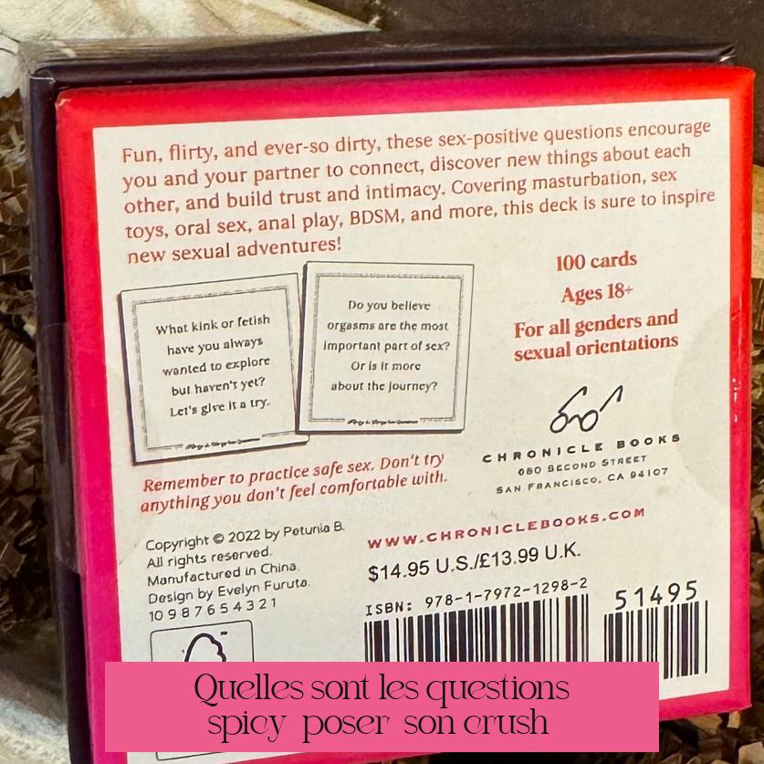 Quelles sont les questions spicy à poser à son crush ?