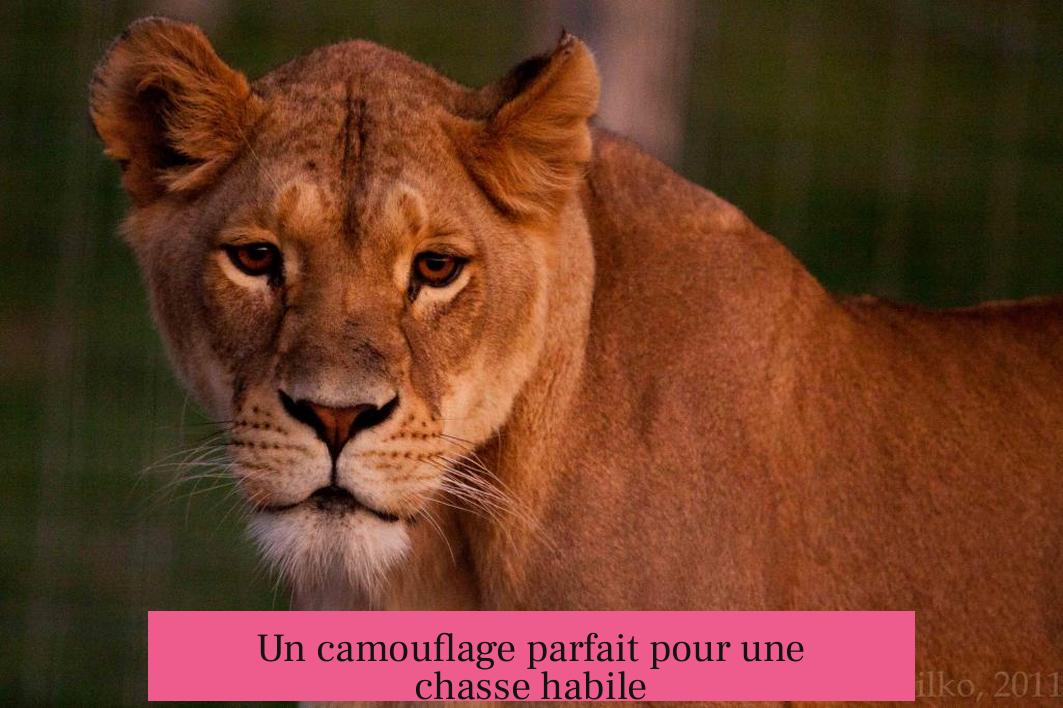 Un camouflage parfait pour une chasse habile