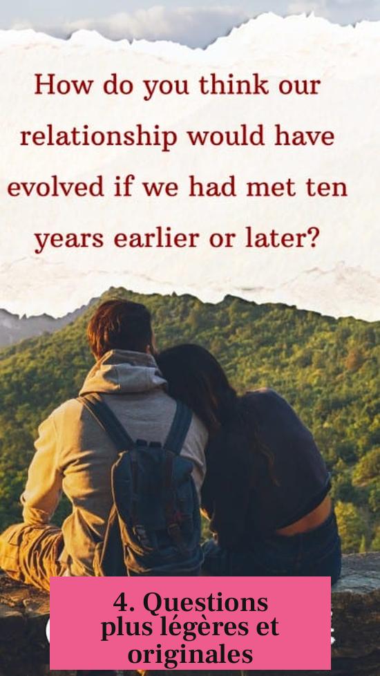 4. Questions plus légères et originales