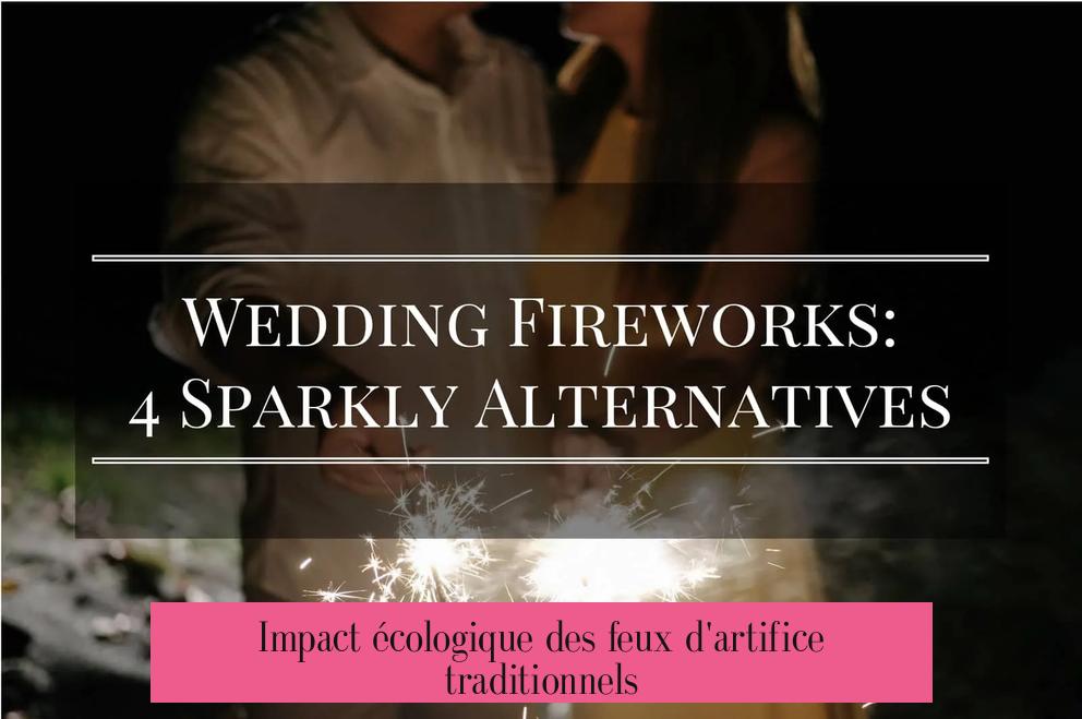Impact écologique des feux d'artifice traditionnels