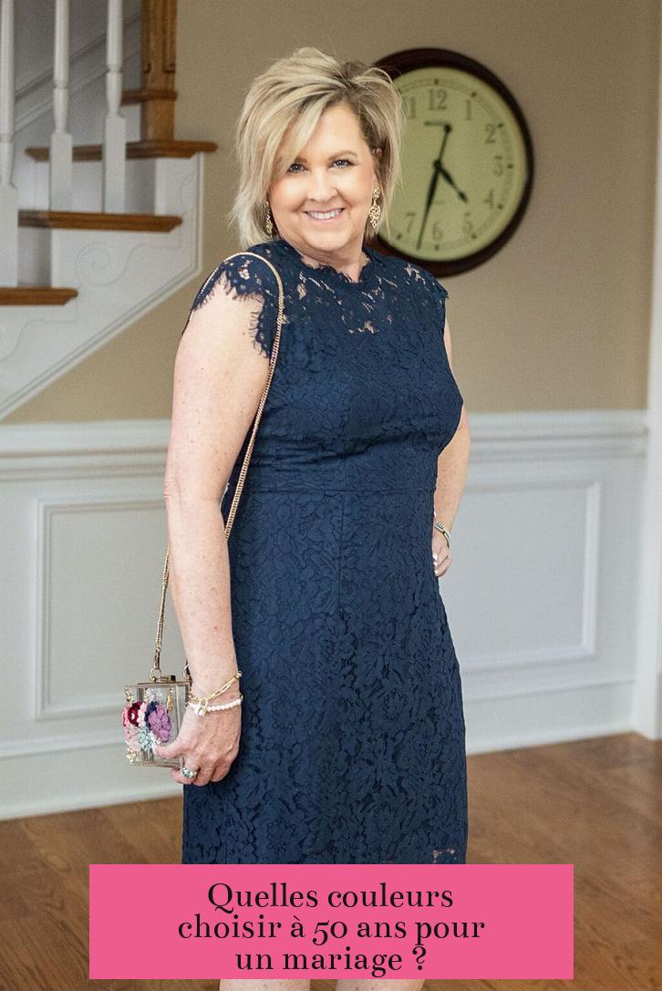 Quelles couleurs choisir à 50 ans pour un mariage ?