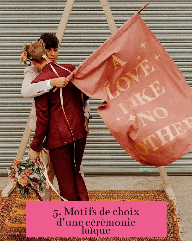 5. Motifs de choix d’une cérémonie laïque