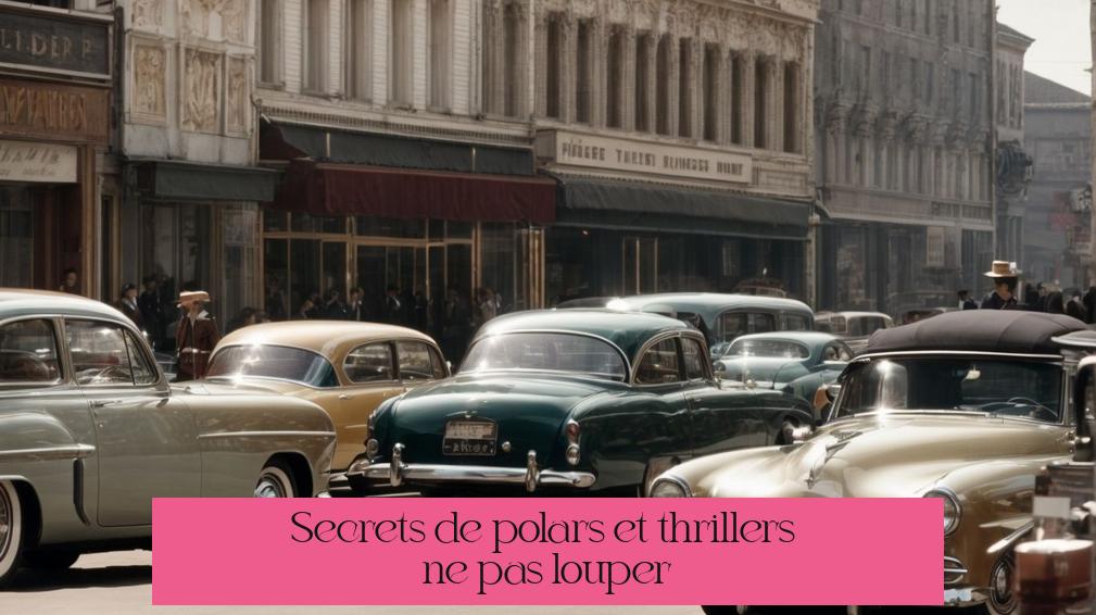Secrets de polars et thrillers à ne pas louper