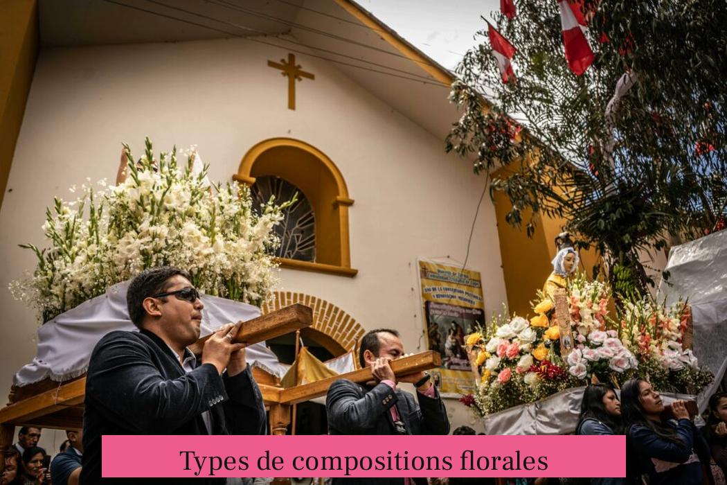 Types de compositions florales
