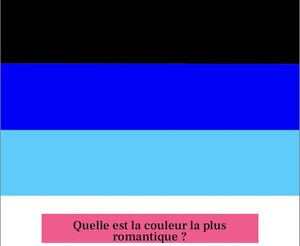 Quelle est la couleur la plus romantique ?
