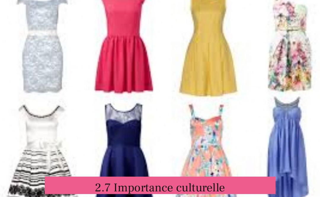 2.7 Importance culturelle