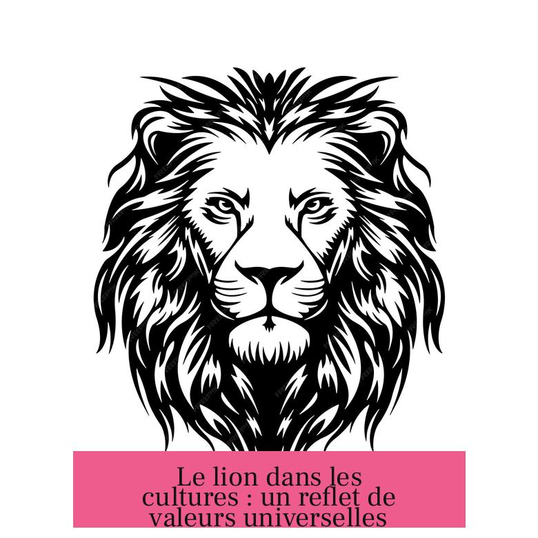 Le lion dans les cultures : un reflet de valeurs universelles