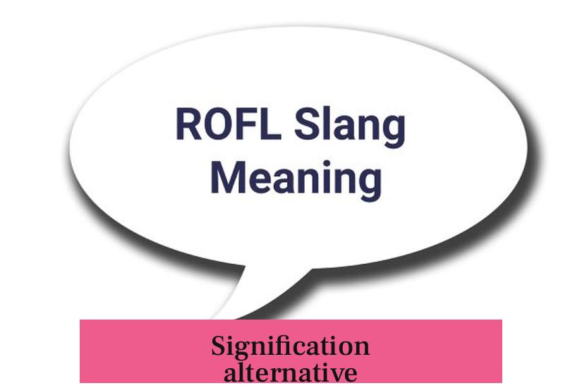 Signification alternative
