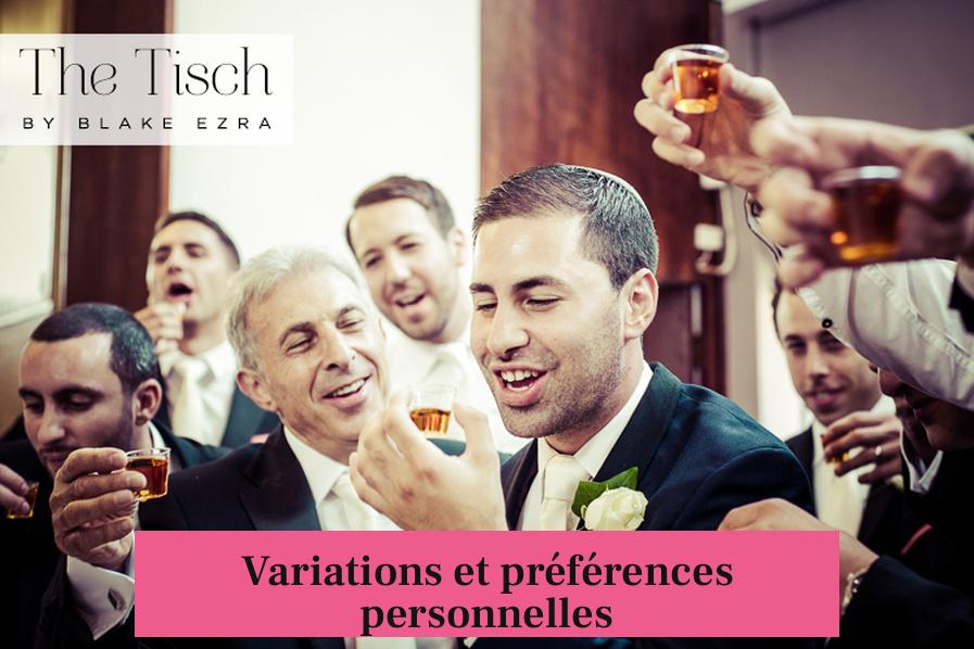 Variations et préférences personnelles