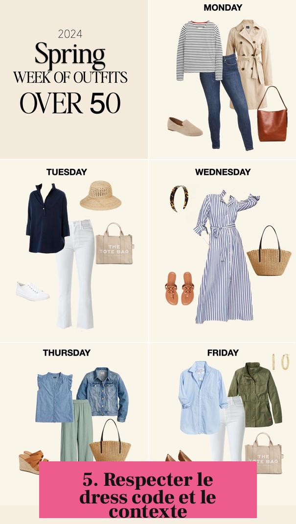 5. Respecter le dress code et le contexte