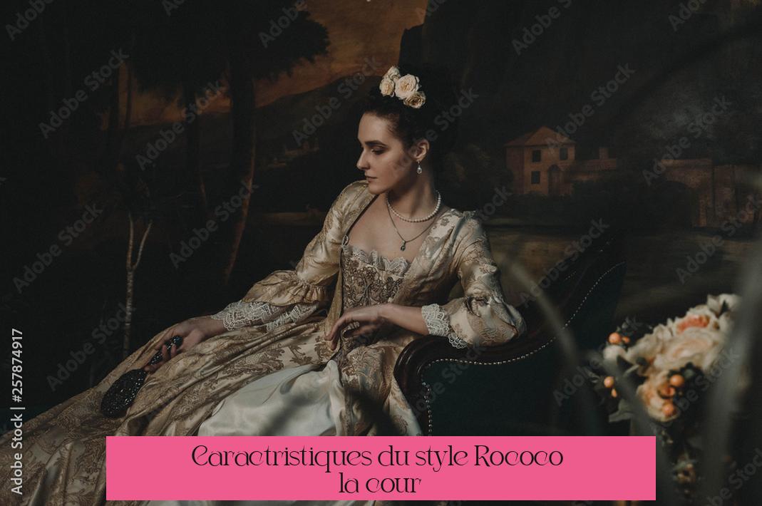 Caractéristiques du style Rococo à la cour