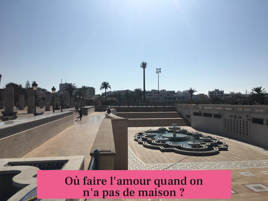 Où faire l'amour quand on n'a pas de maison ?