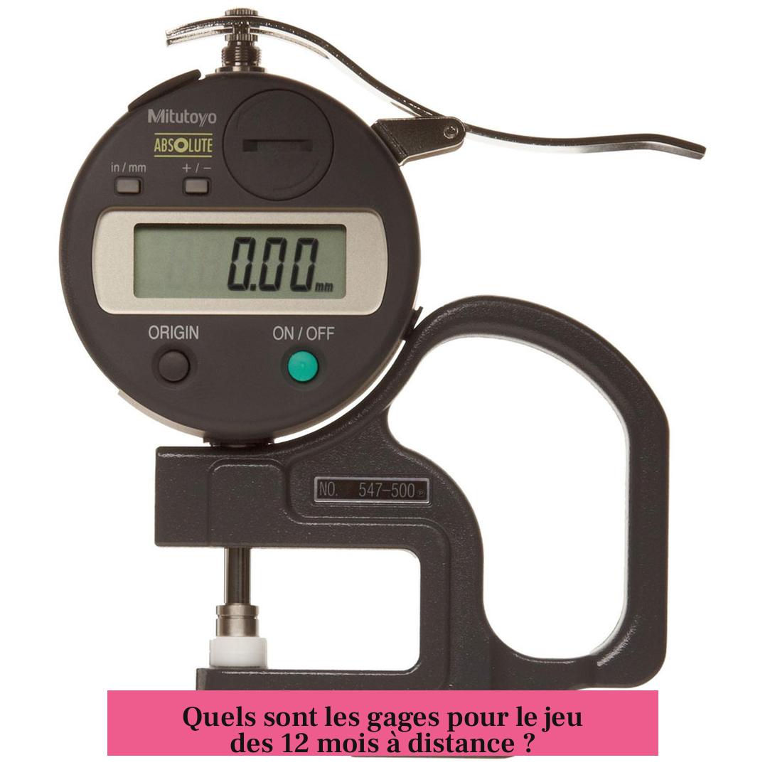 Quels sont les gages pour le jeu des 12 mois à distance ?