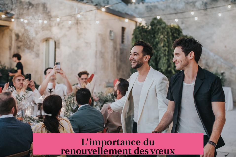 L’importance du renouvellement des vœux