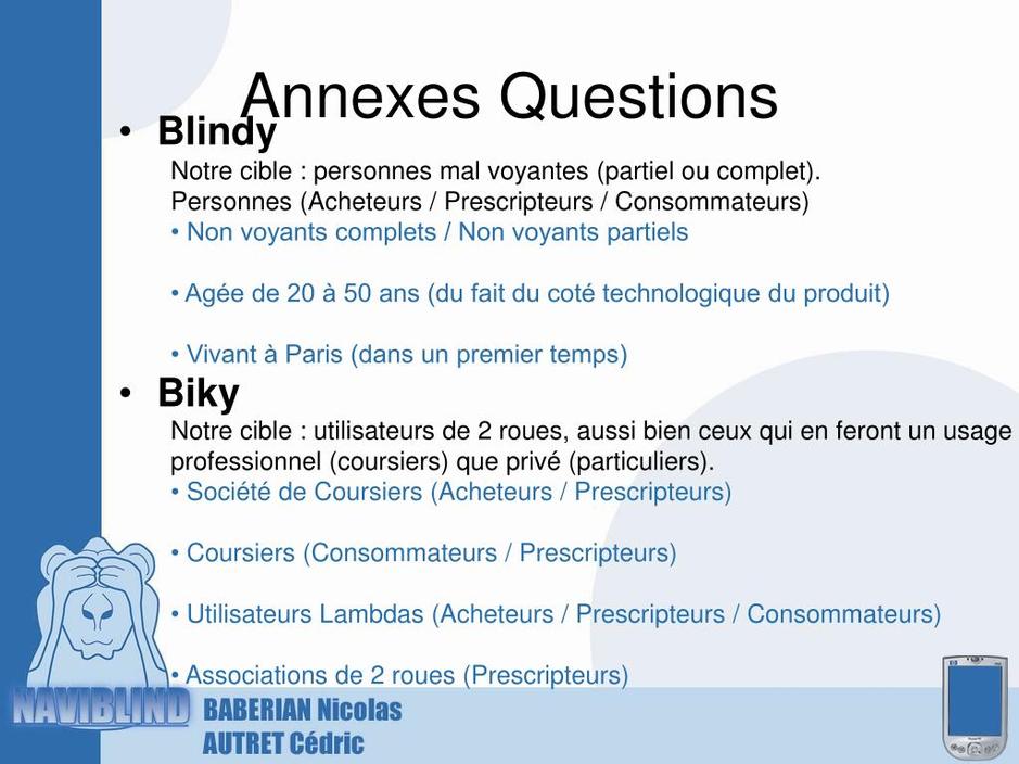 4. Questions sur la vision sentimentale