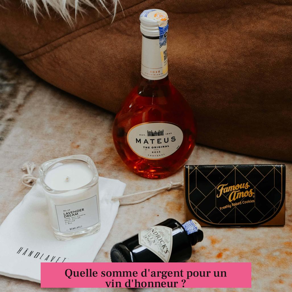 Quelle somme d'argent pour un vin d'honneur ?