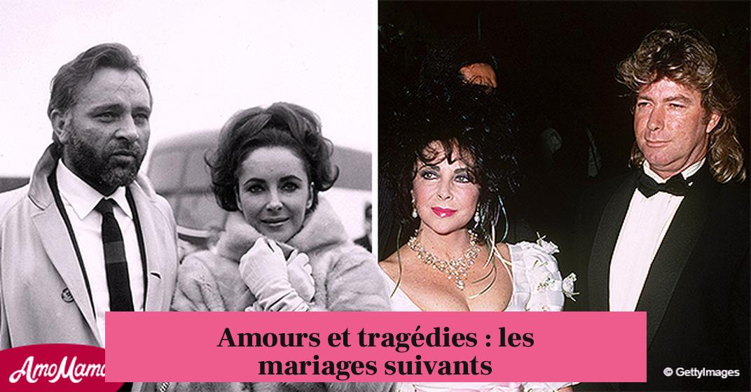 Amours et tragédies : les mariages suivants