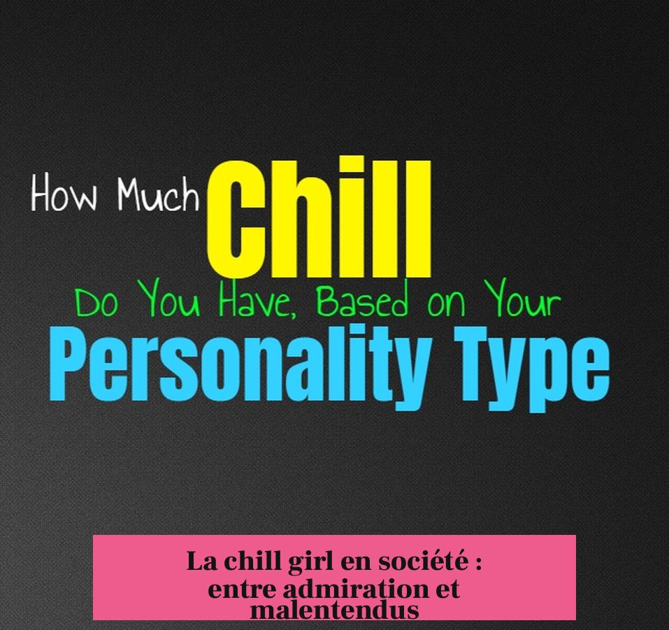 La chill girl en société : entre admiration et malentendus