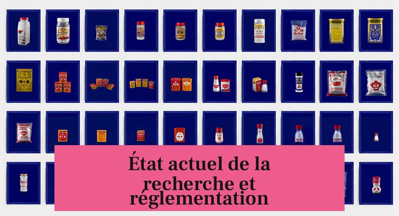État actuel de la recherche et réglementation