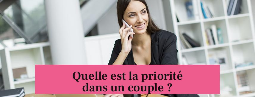 Quelle est la priorité dans un couple ?