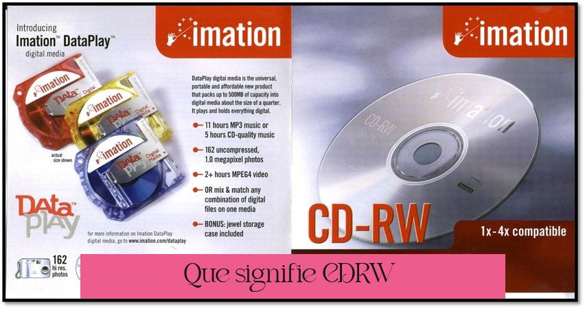 Que signifie CD-RW ?