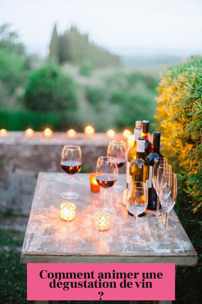 Comment animer une dégustation de vin ?