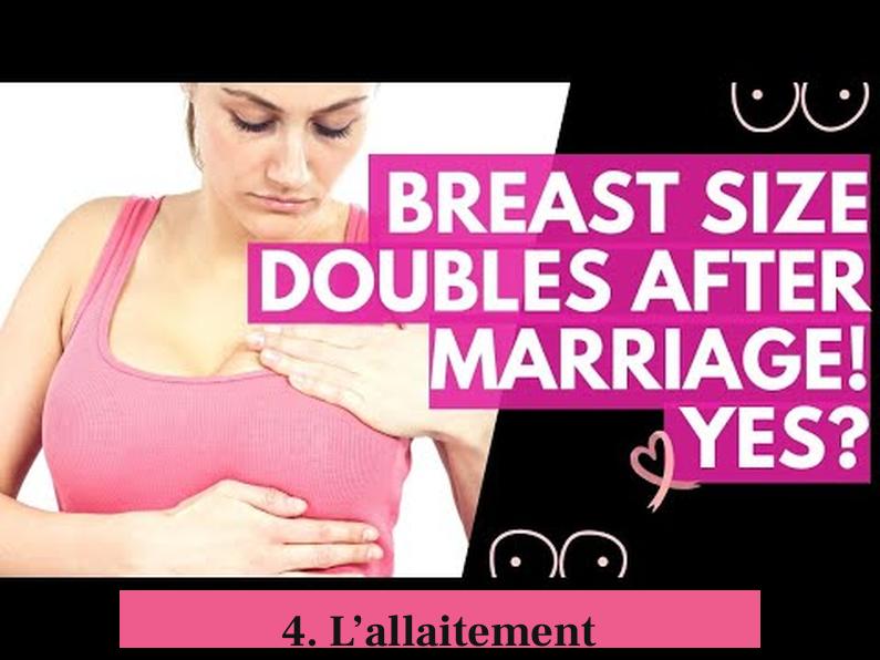 4. L’allaitement