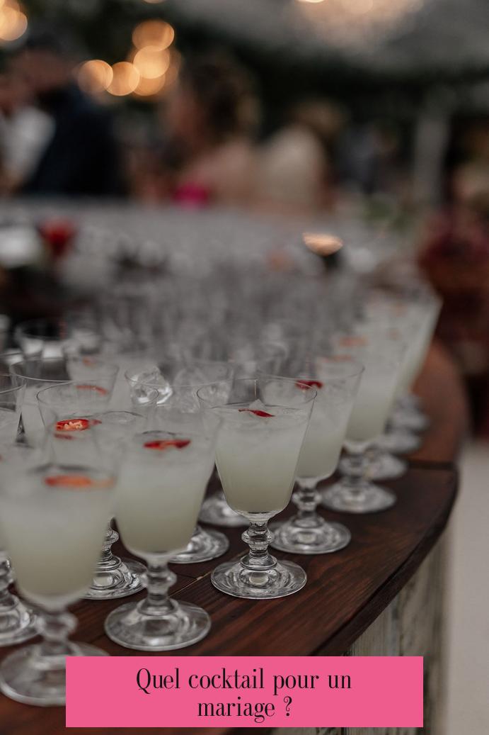 Quel cocktail pour un mariage ?