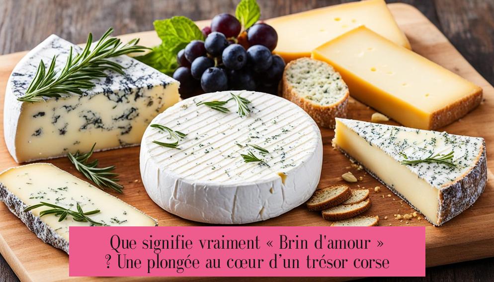 Que signifie vraiment « Brin d'amour » ? Une plongée au cœur d’un trésor corse