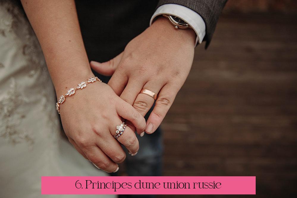 6. Principes d’une union réussie