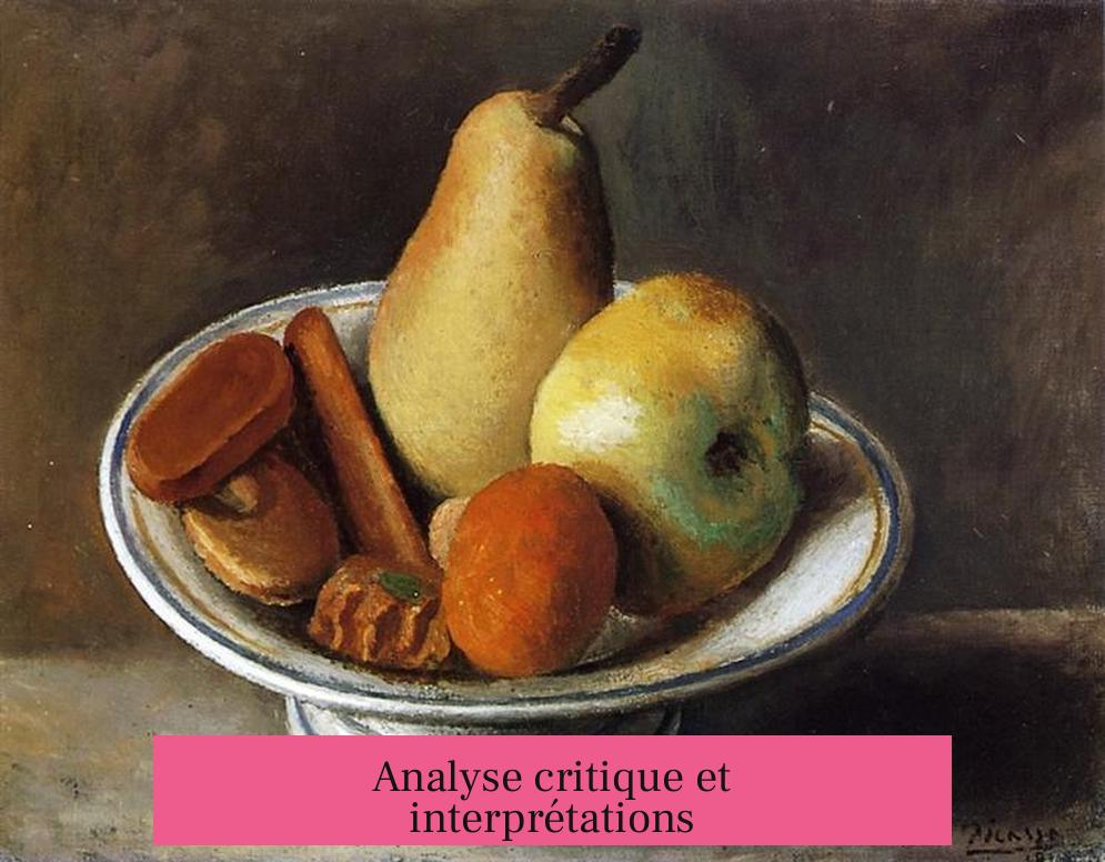Analyse critique et interprétations