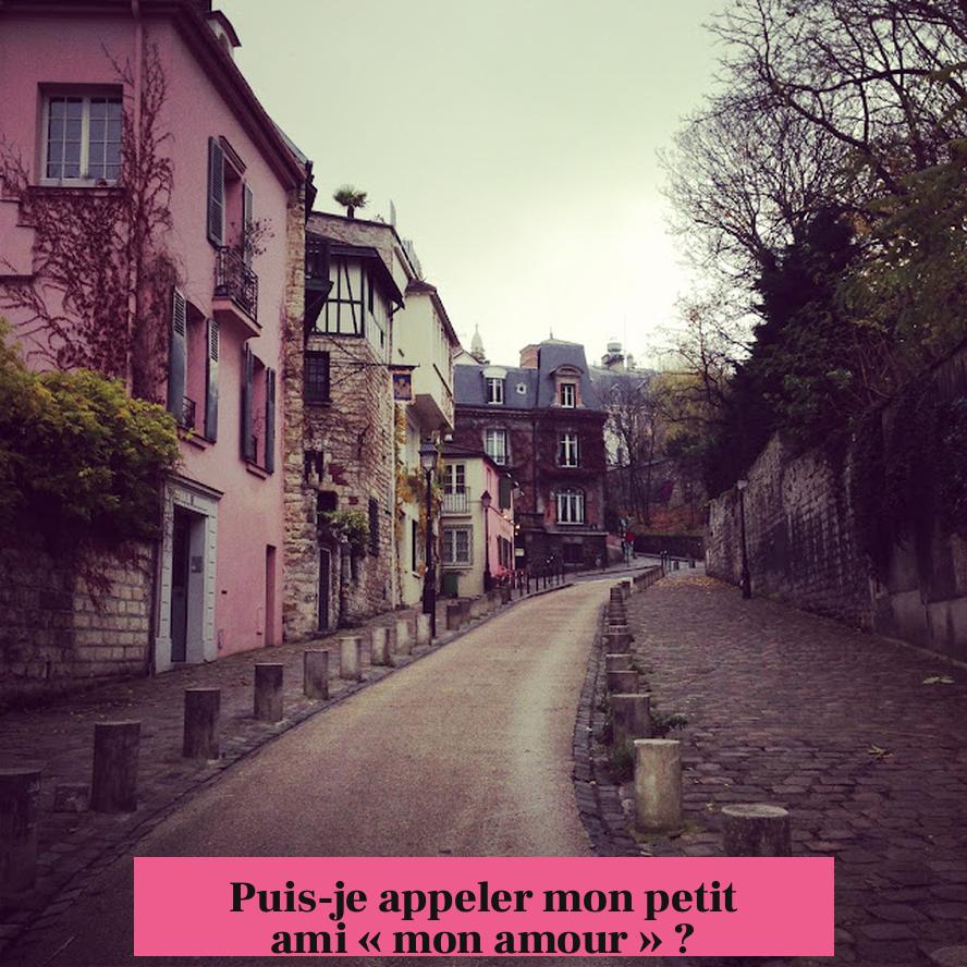 Puis-je appeler mon petit ami « mon amour » ?