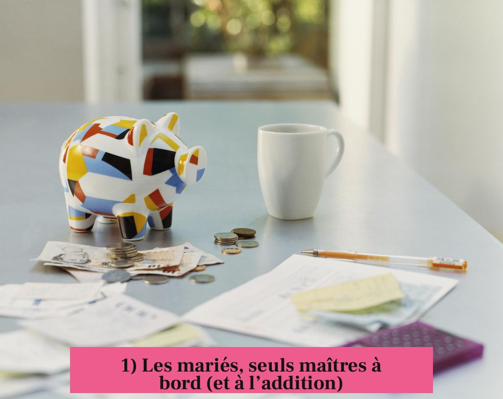 1) Les mariés, seuls maîtres à bord (et à l’addition)