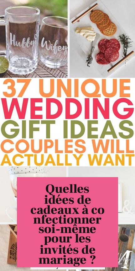 Quelles idées de cadeaux à confectionner soi-même pour les invités de mariage ?