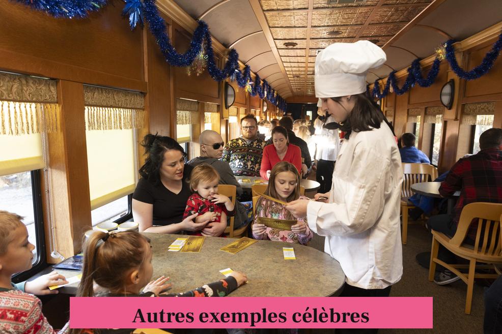 Autres exemples célèbres
