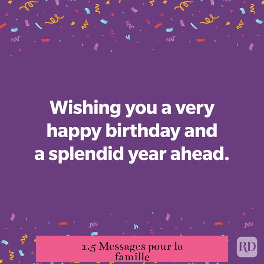 1.5 Messages pour la famille