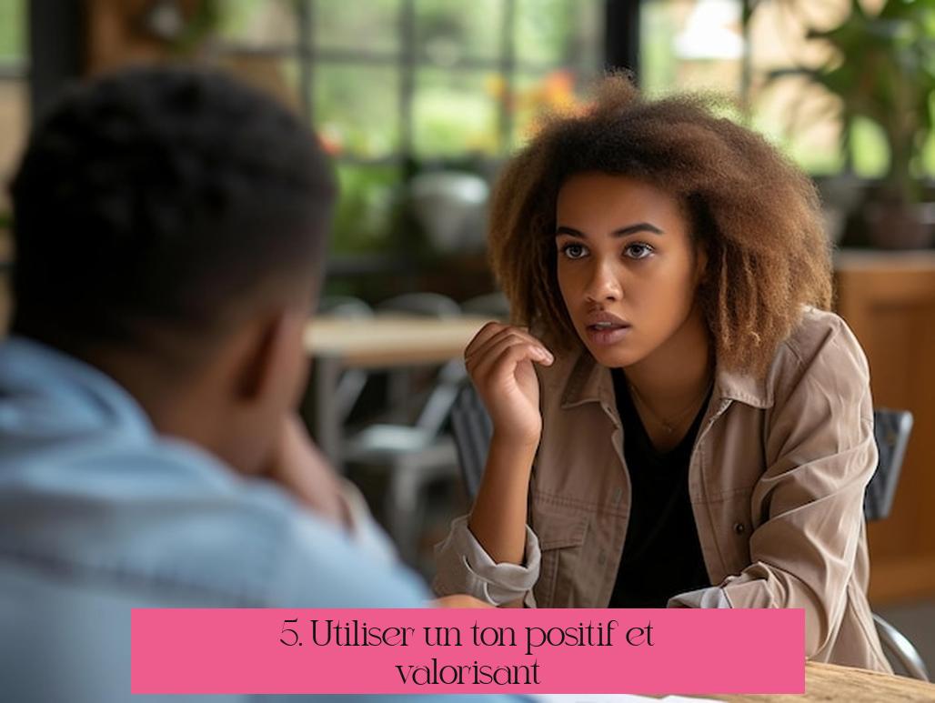 5. Utiliser un ton positif et valorisant