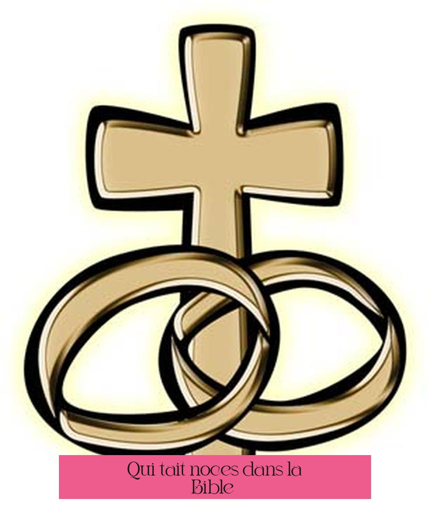 Qui était noces dans la Bible ?