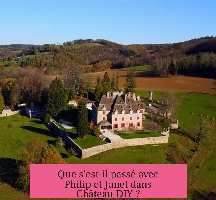 Que s'est-il passé avec Philip et Janet dans Château DIY ?