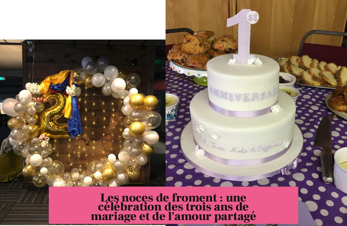 Les noces de froment : une célébration des trois ans de mariage et de l'amour partagé