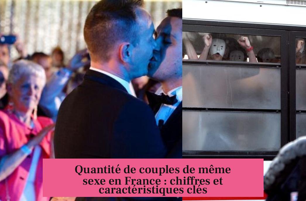 Quantité de couples de même sexe en France : chiffres et caractéristiques clés