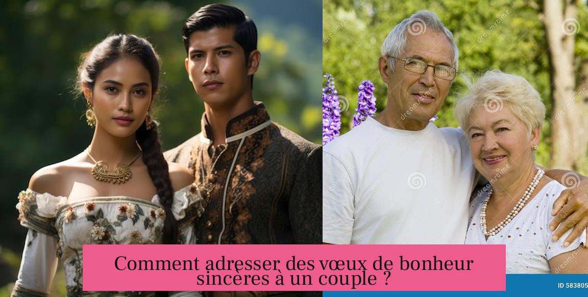 Comment adresser des vœux de bonheur sincères à un couple ?