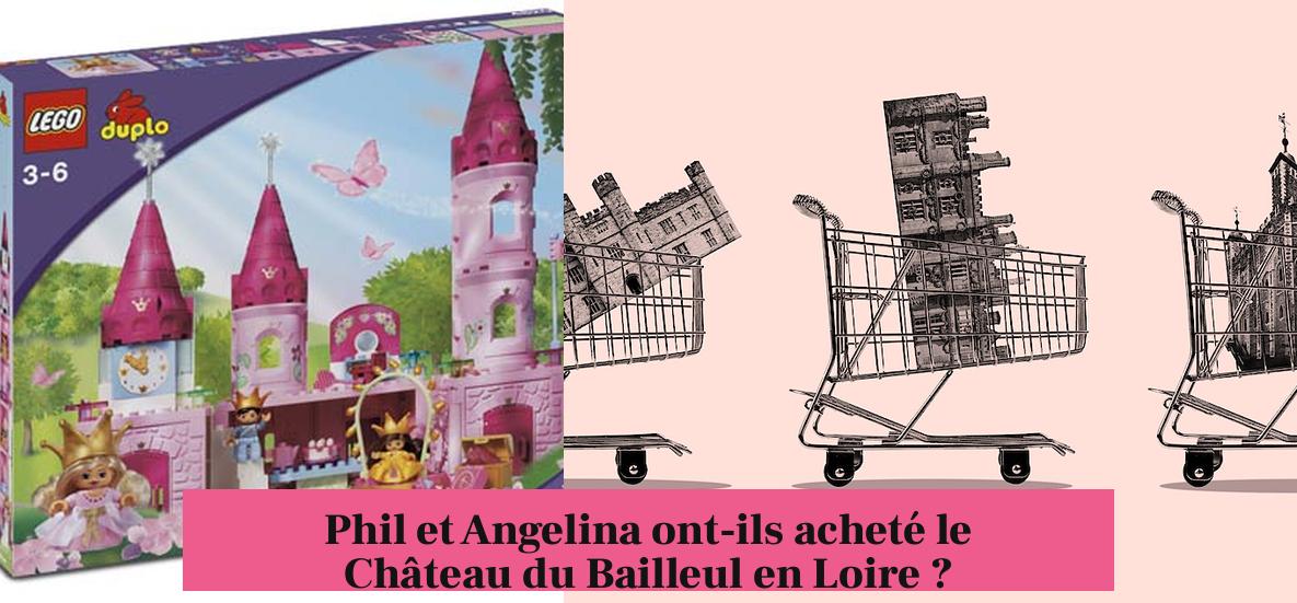 Phil et Angelina ont-ils acheté le Château du Bailleul en Loire ?