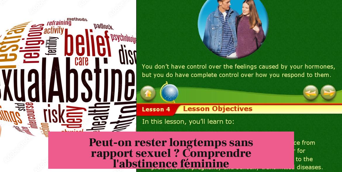 Peut-on rester longtemps sans rapport sexuel ? Comprendre l'abstinence féminine