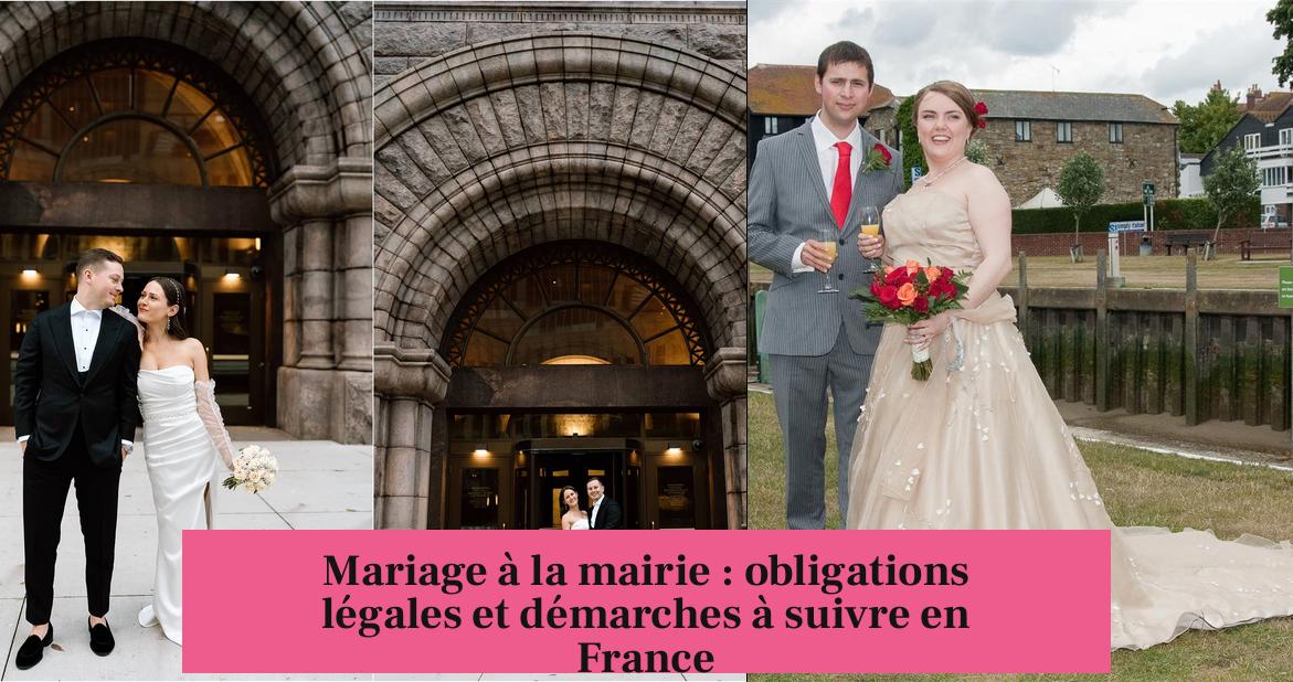 Mariage à la mairie : obligations légales et démarches à suivre en France