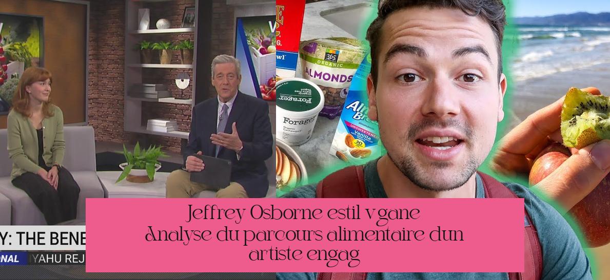 Jeffrey Osborne est-il végane ? Analyse du parcours alimentaire d'un artiste engagé