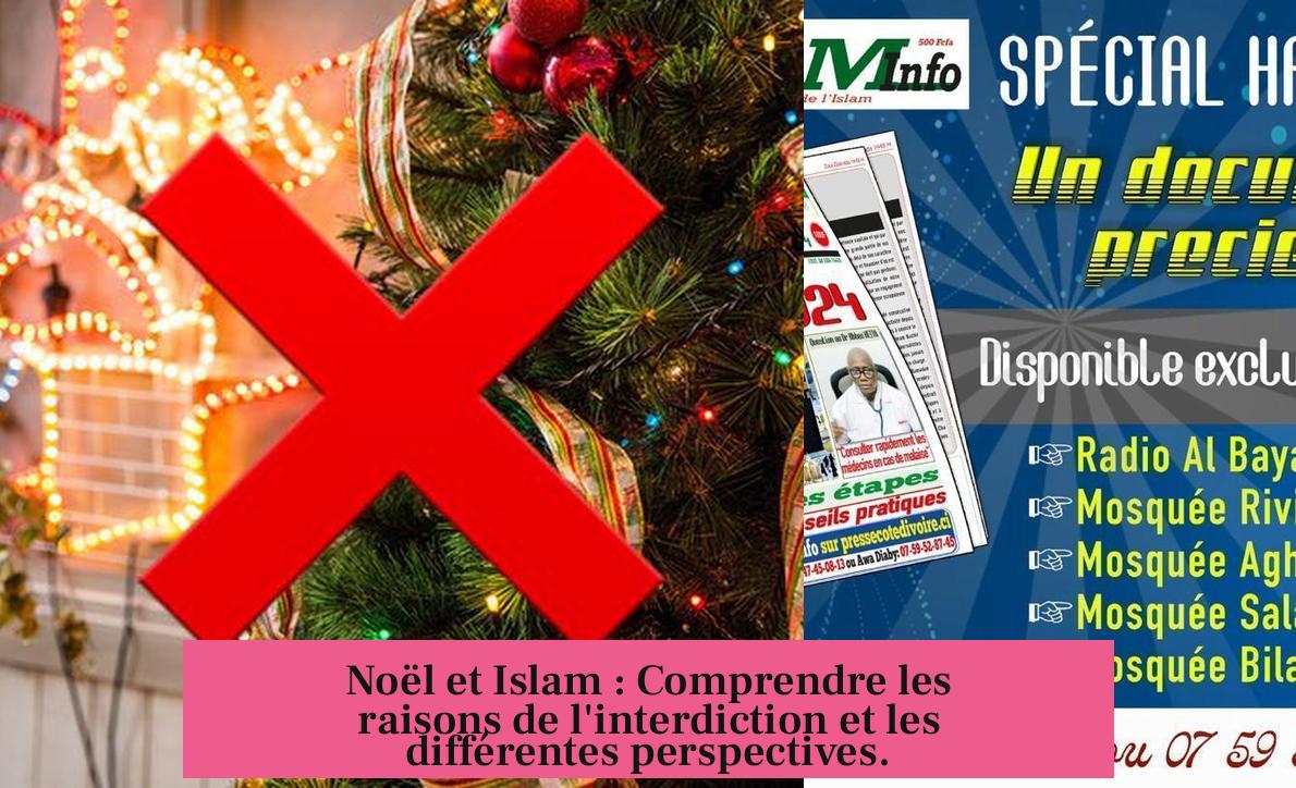 Noël et Islam : Comprendre les raisons de l'interdiction et les différentes perspectives.