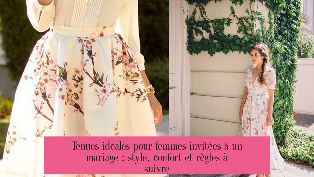 Tenues idéales pour femmes invitées à un mariage : style, confort et règles à suivre